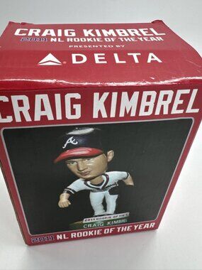 Craig Kimbrel Bobblehead 2011 Rookie of Year Atlanta Braves Promo Delta with Box